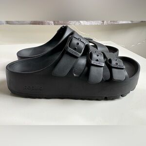 Papillio by Birkenstock Black Women's 3-strap Sandals